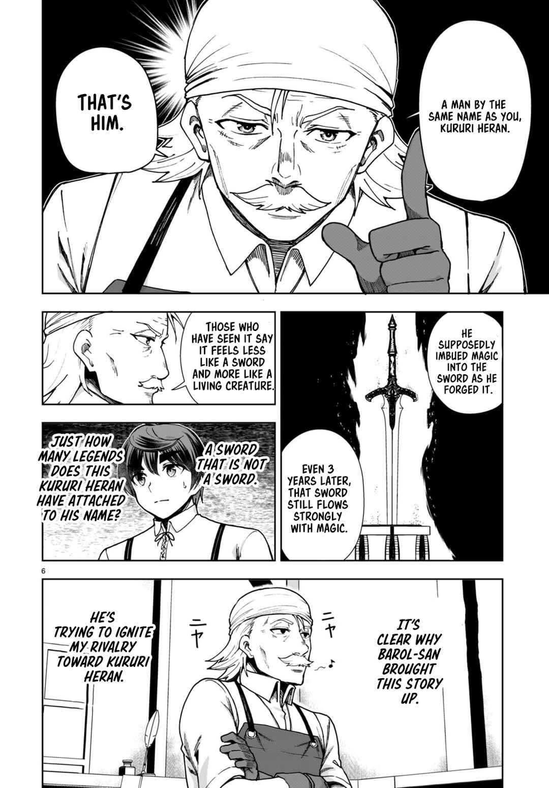 Page 6 Chapter 83 Botsuraku Yotei Nanode, Kajishokunin wo Mezasu