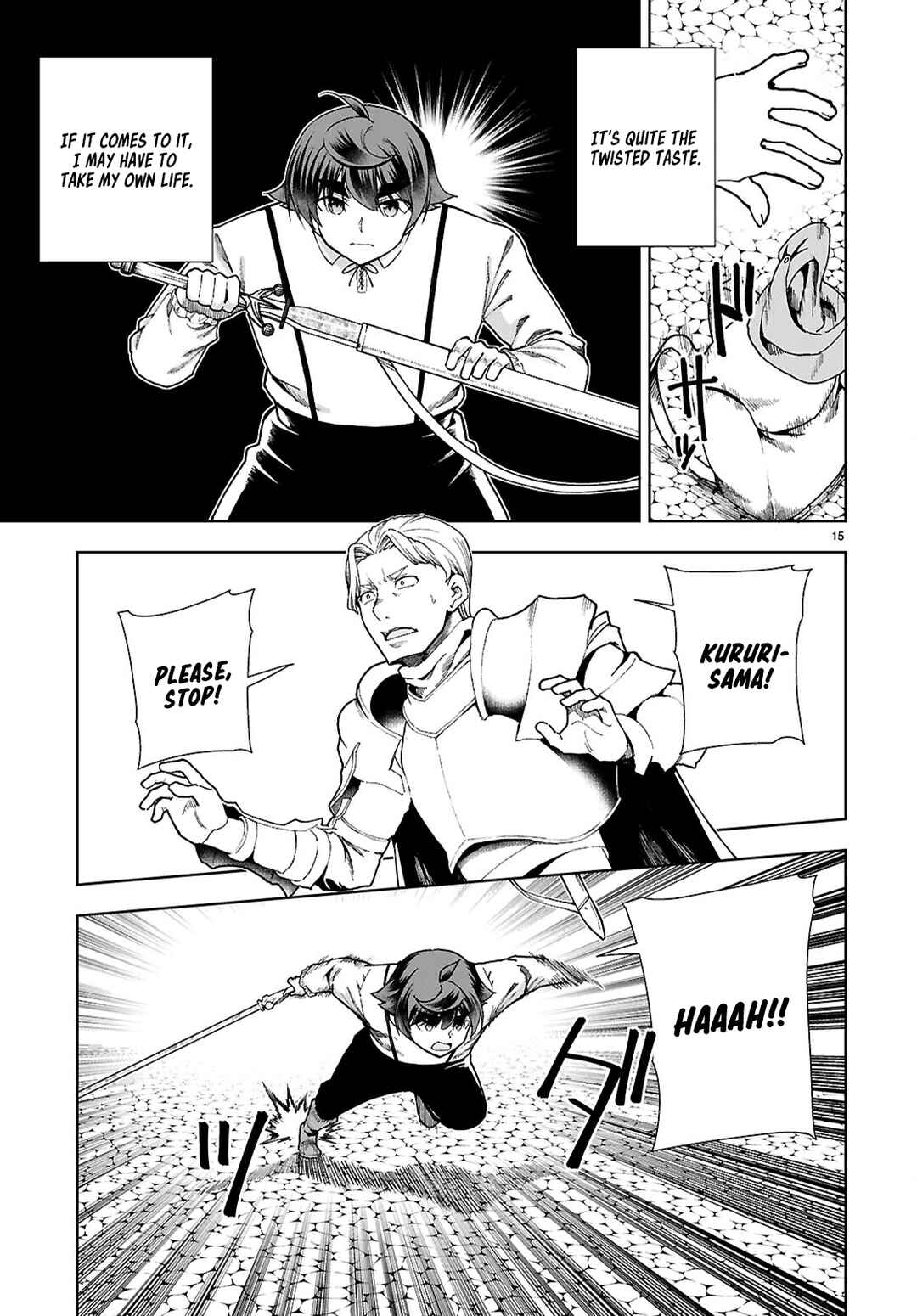 Page 15 Chapter 90 Botsuraku Yotei Nanode, Kajishokunin wo Mezasu