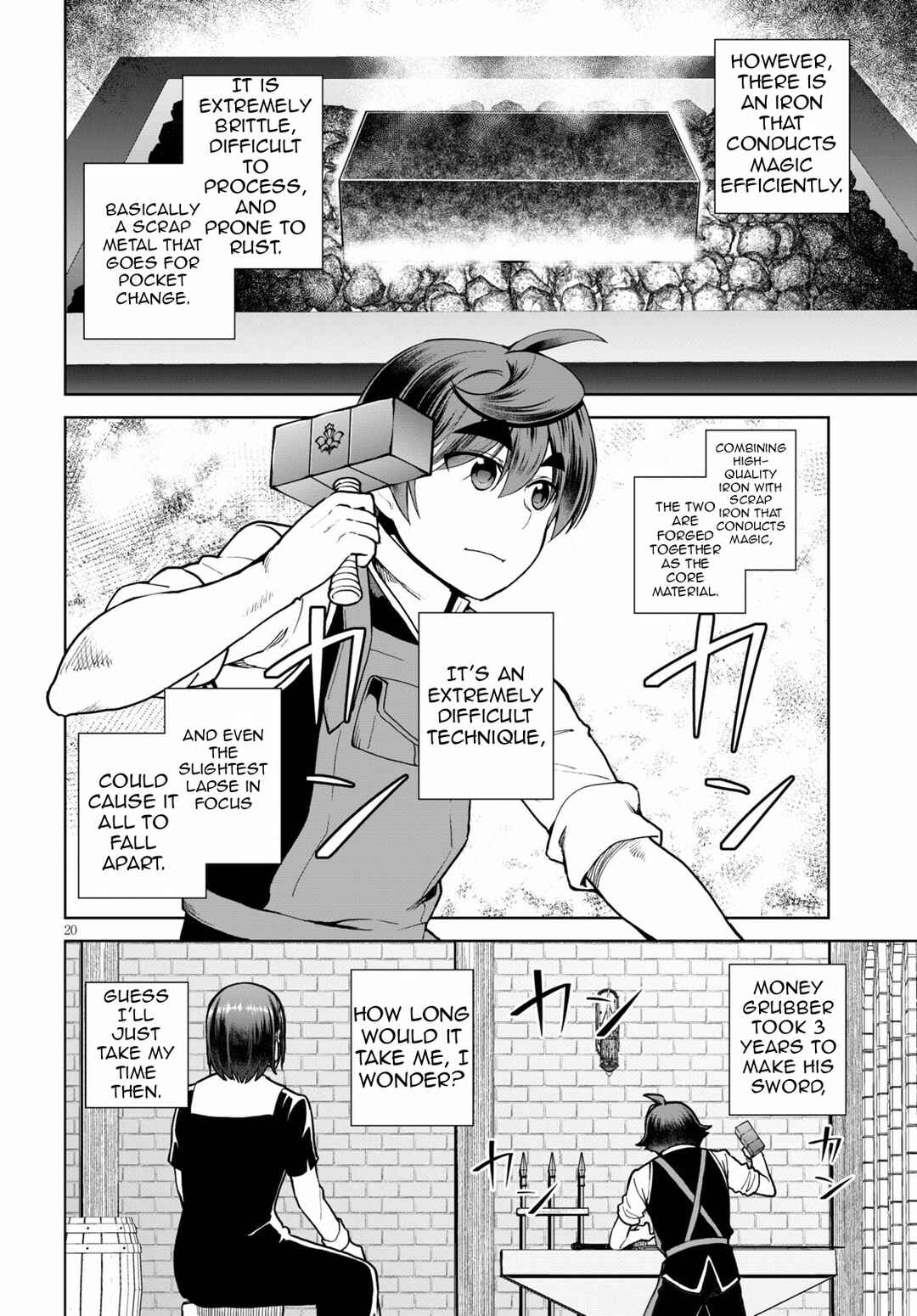 Page 23 Chapter 56 Botsuraku Yotei Nanode, Kajishokunin wo Mezasu