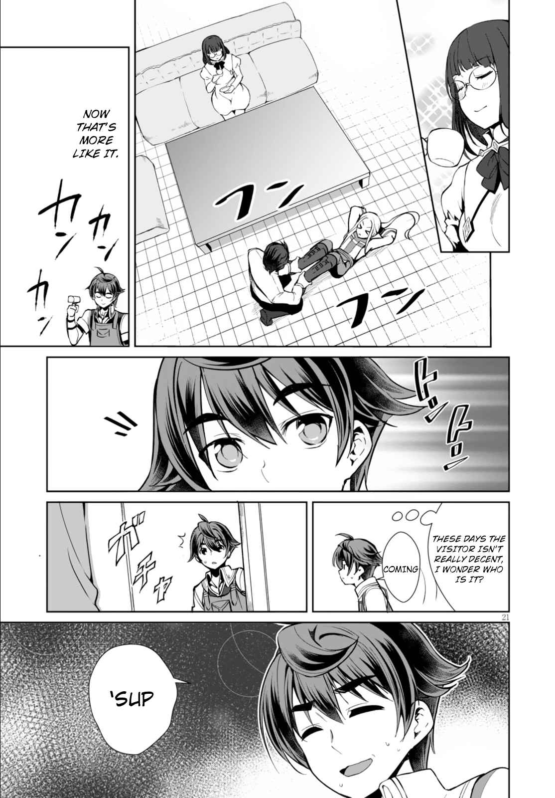 Page 21 Chapter 6 Botsuraku Yotei Nanode, Kajishokunin wo Mezasu