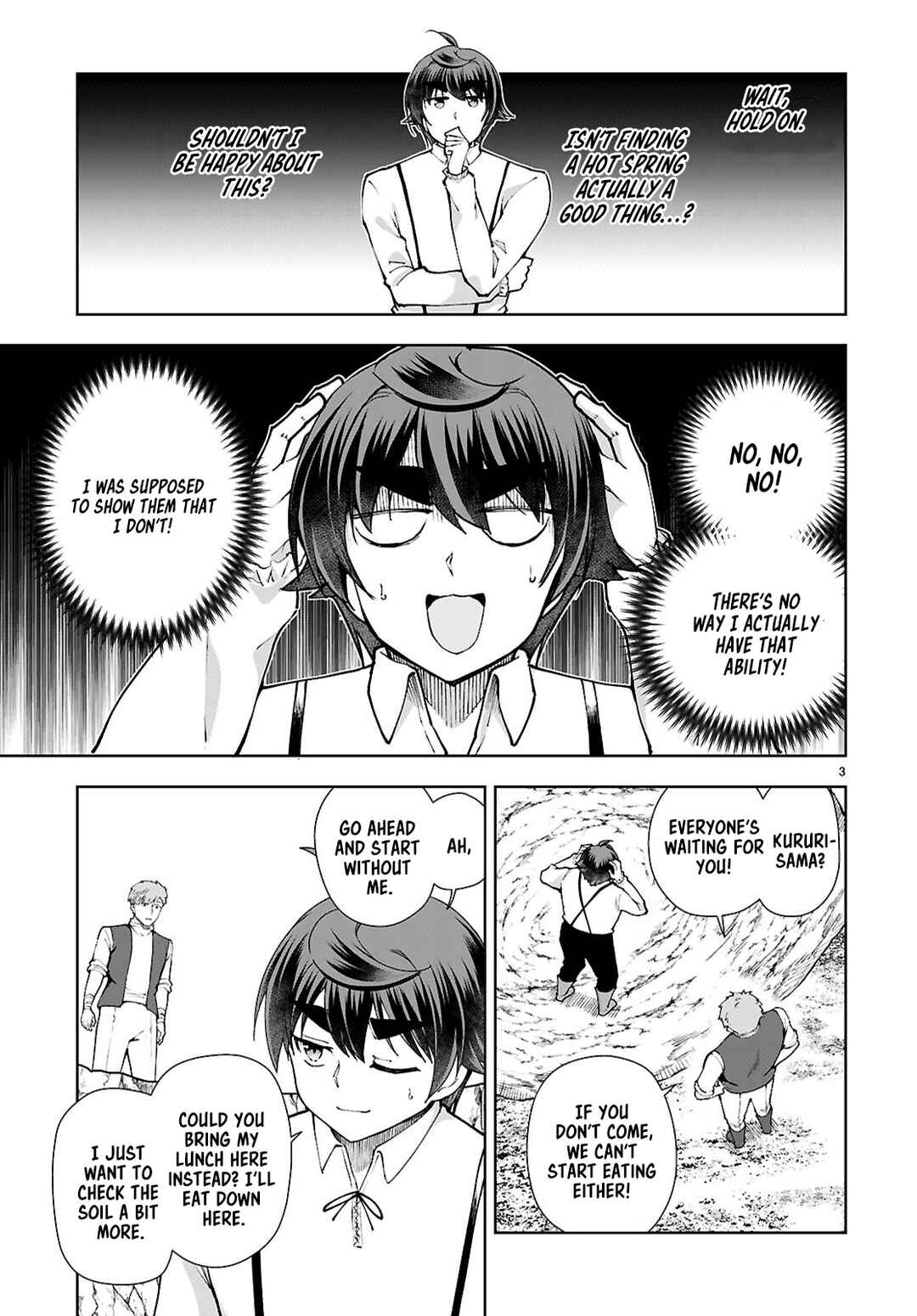 Page 3 Chapter 99 Botsuraku Yotei Nanode, Kajishokunin wo Mezasu