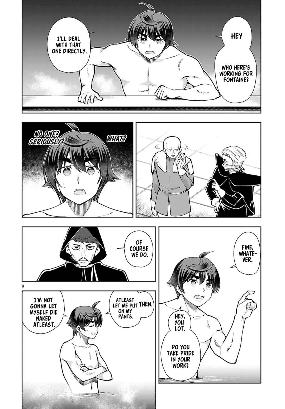 Page 10 Chapter 100 Botsuraku Yotei Nanode, Kajishokunin wo Mezasu