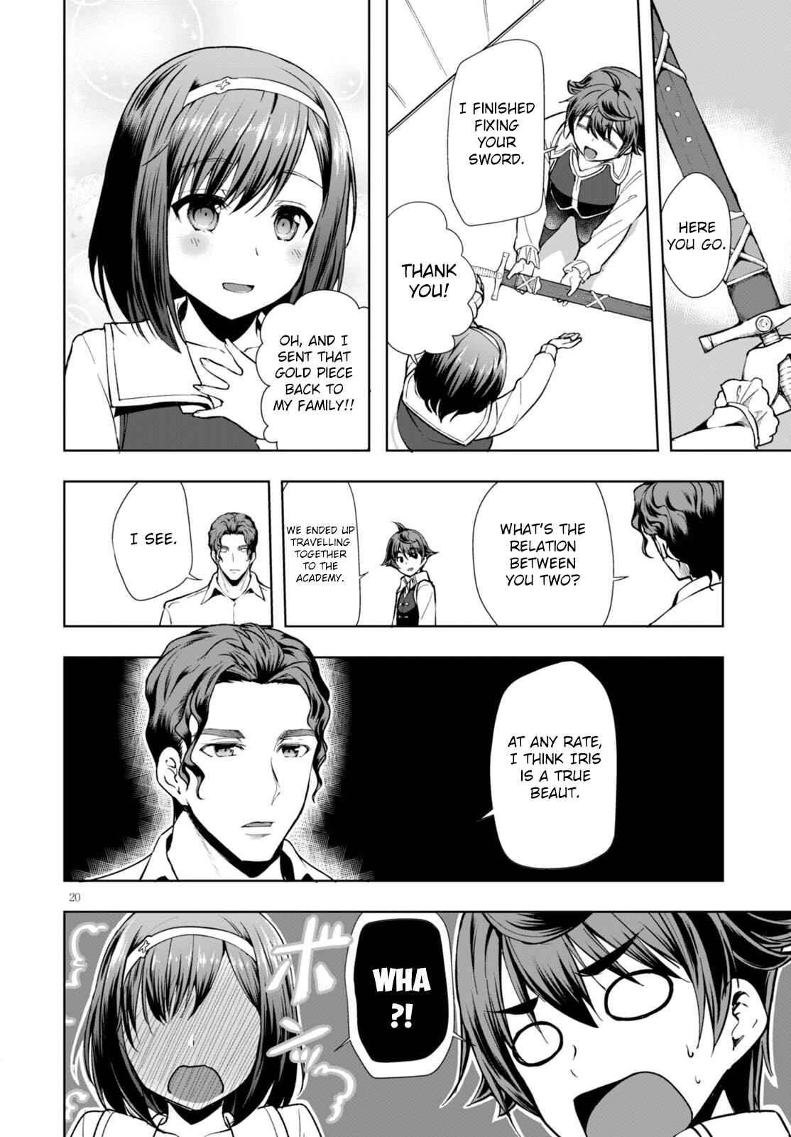 Page 20 Chapter 3 Botsuraku Yotei Nanode, Kajishokunin wo Mezasu