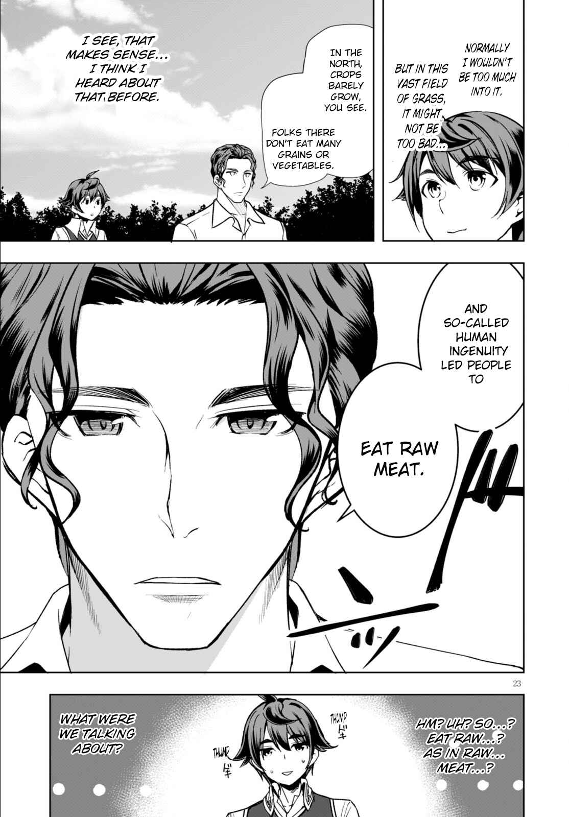 Page 23 Chapter 3 Botsuraku Yotei Nanode, Kajishokunin wo Mezasu