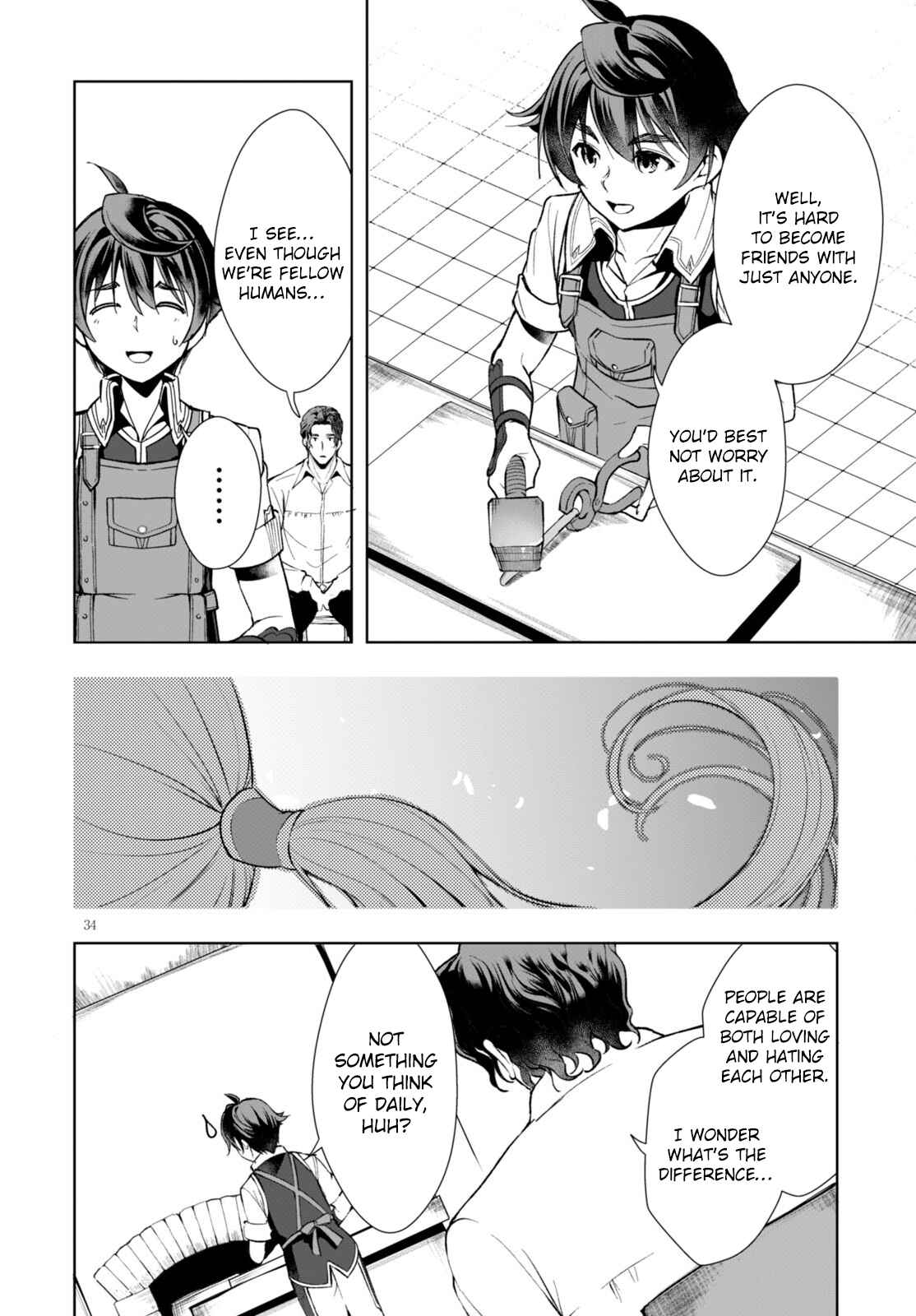 Page 33 Chapter 3 Botsuraku Yotei Nanode, Kajishokunin wo Mezasu