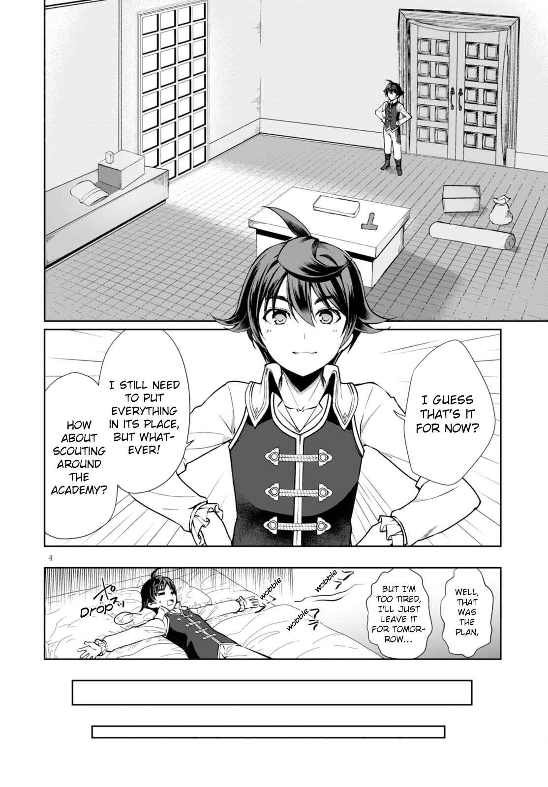 Page 4 Chapter 3 Botsuraku Yotei Nanode, Kajishokunin wo Mezasu