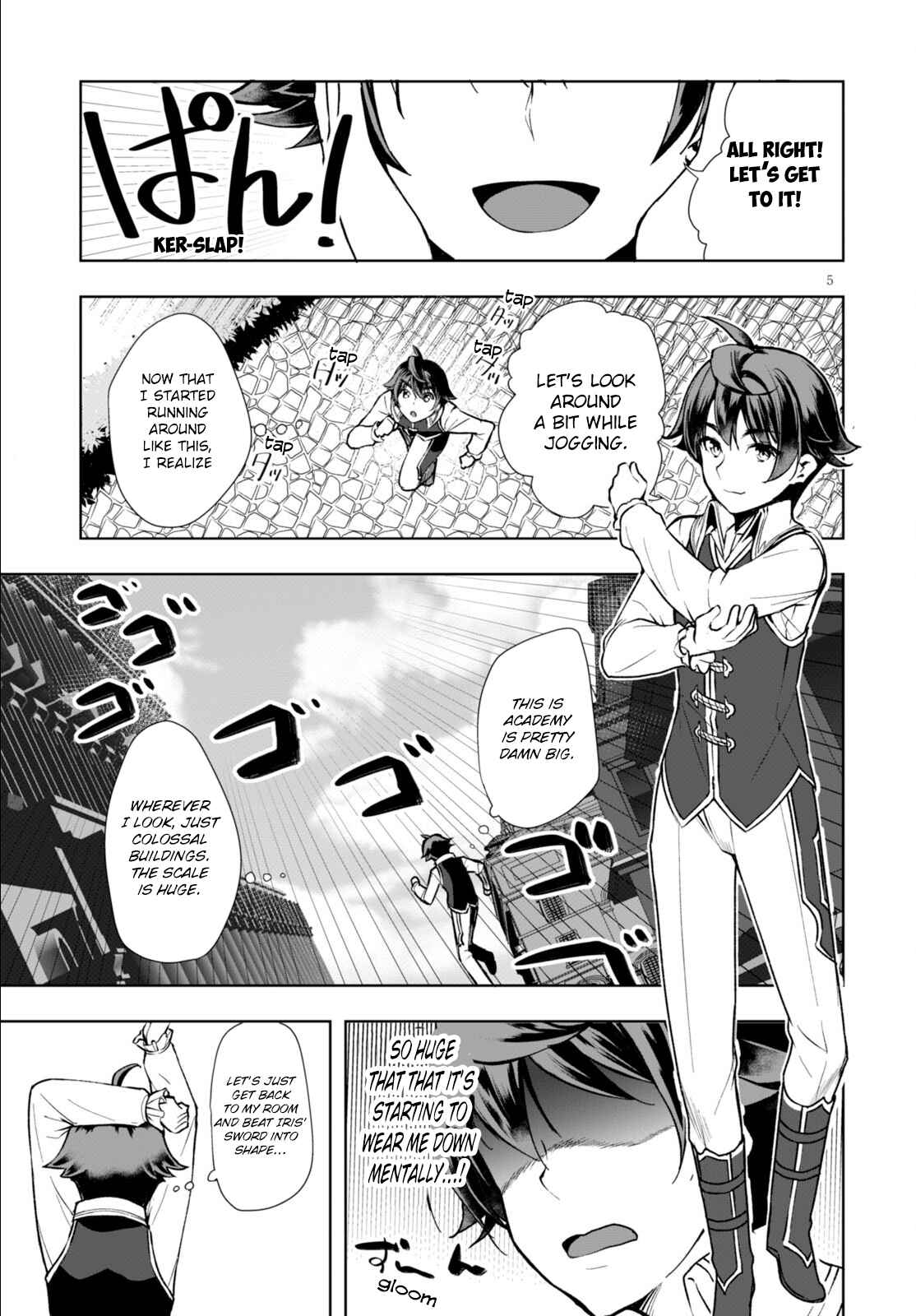 Page 5 Chapter 3 Botsuraku Yotei Nanode, Kajishokunin wo Mezasu