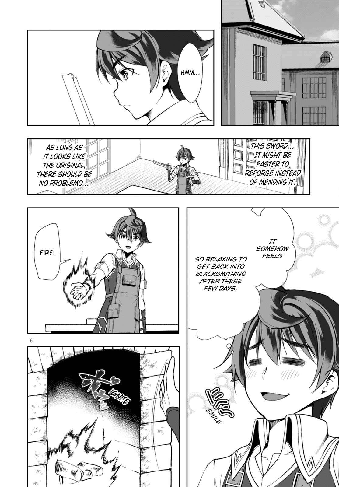 Page 6 Chapter 3 Botsuraku Yotei Nanode, Kajishokunin wo Mezasu