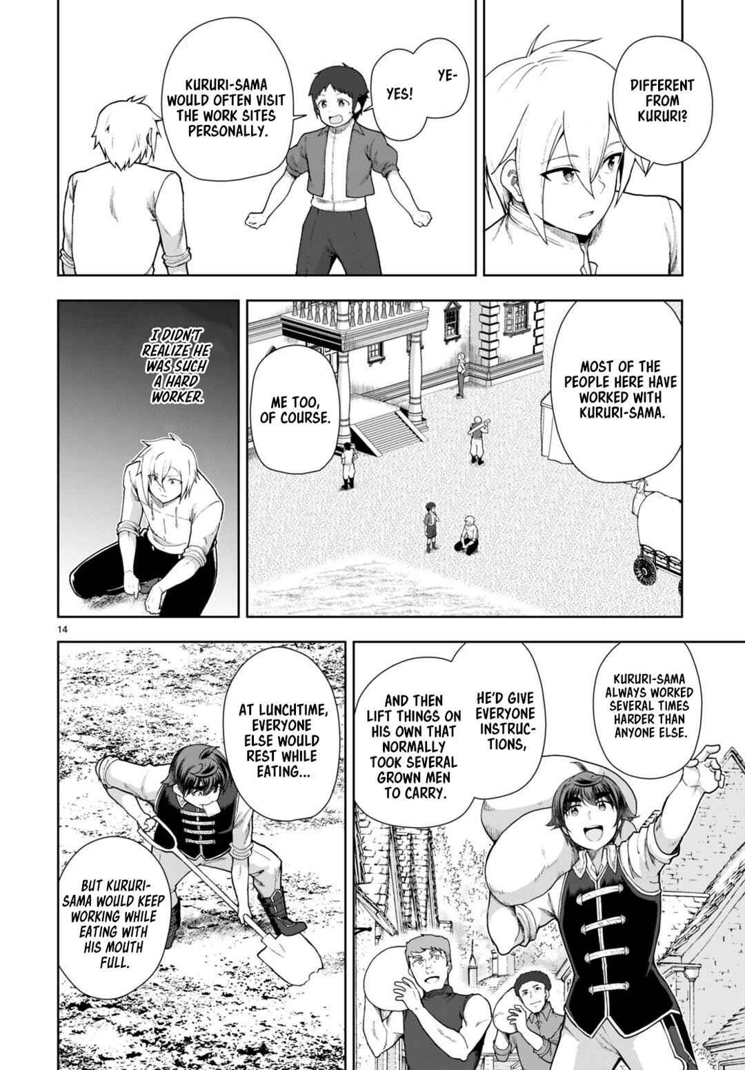 Page 14 Chapter 76 Botsuraku Yotei Nanode, Kajishokunin wo Mezasu