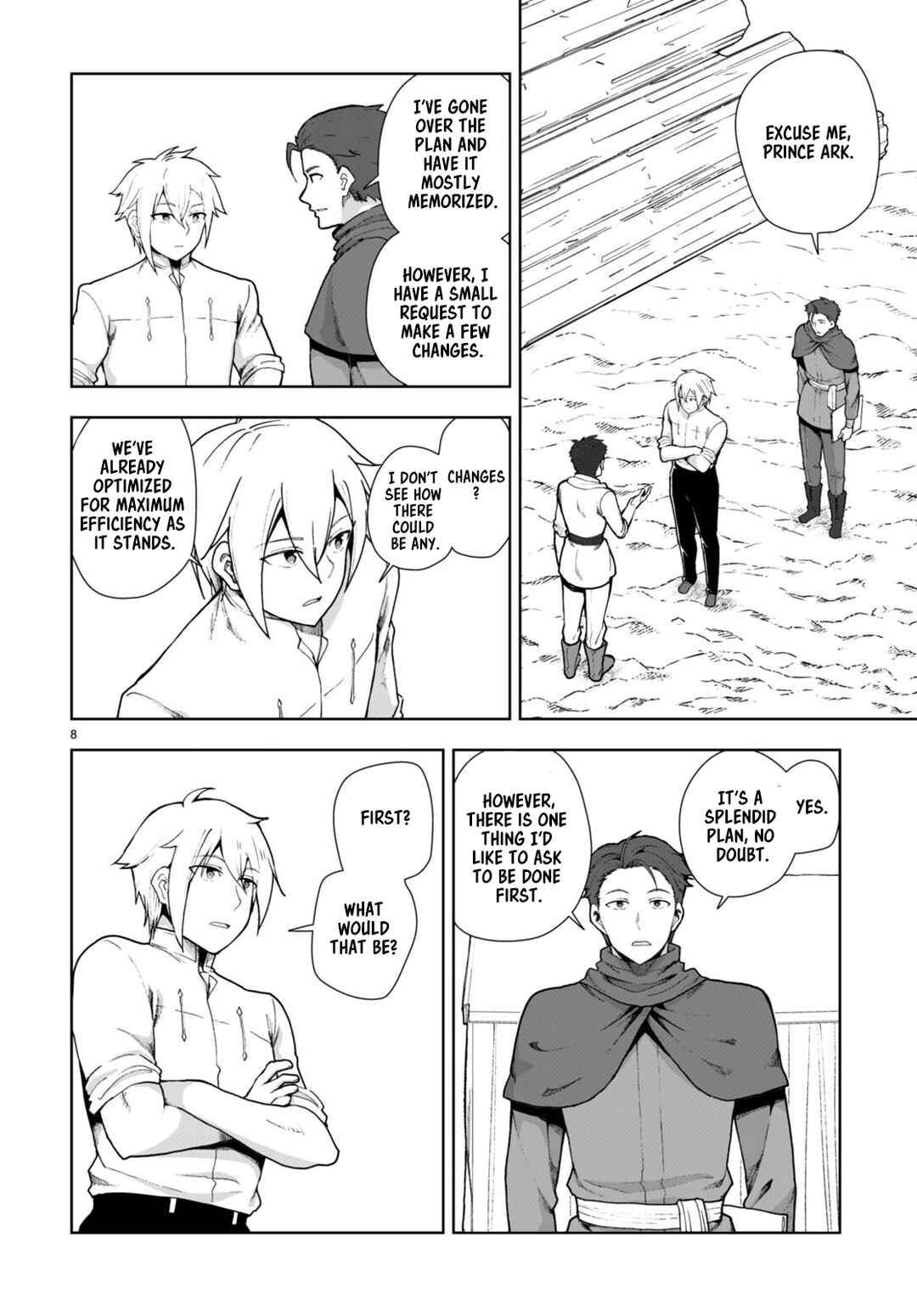 Page 8 Chapter 76 Botsuraku Yotei Nanode, Kajishokunin wo Mezasu