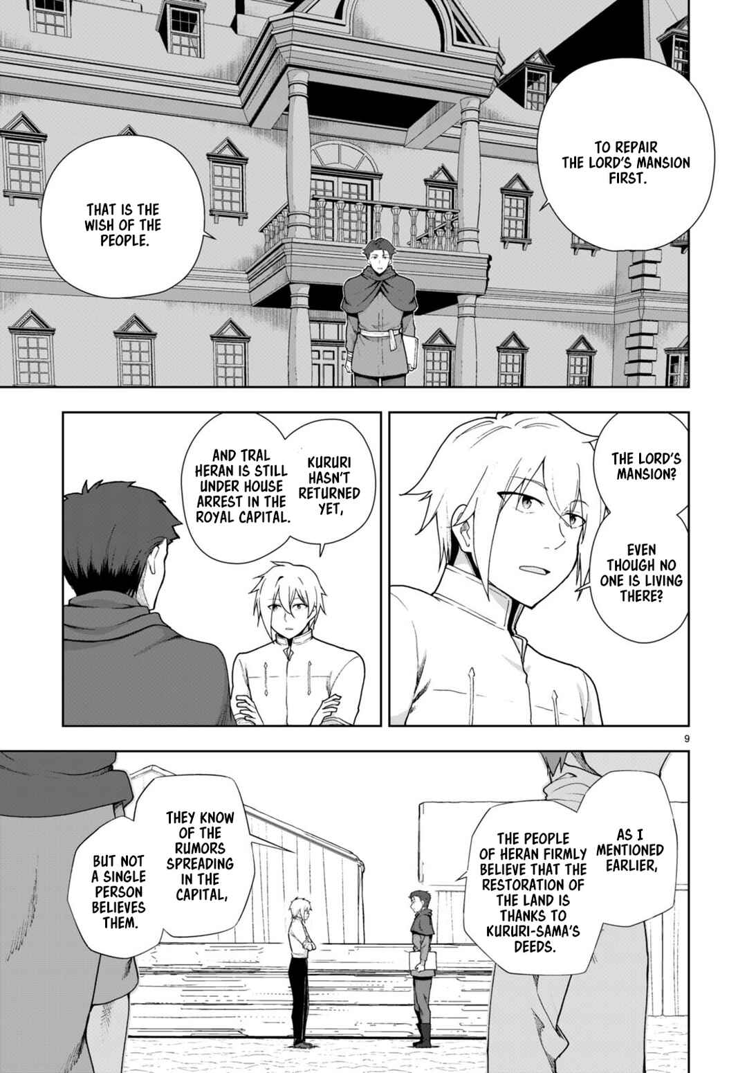 Page 9 Chapter 76 Botsuraku Yotei Nanode, Kajishokunin wo Mezasu