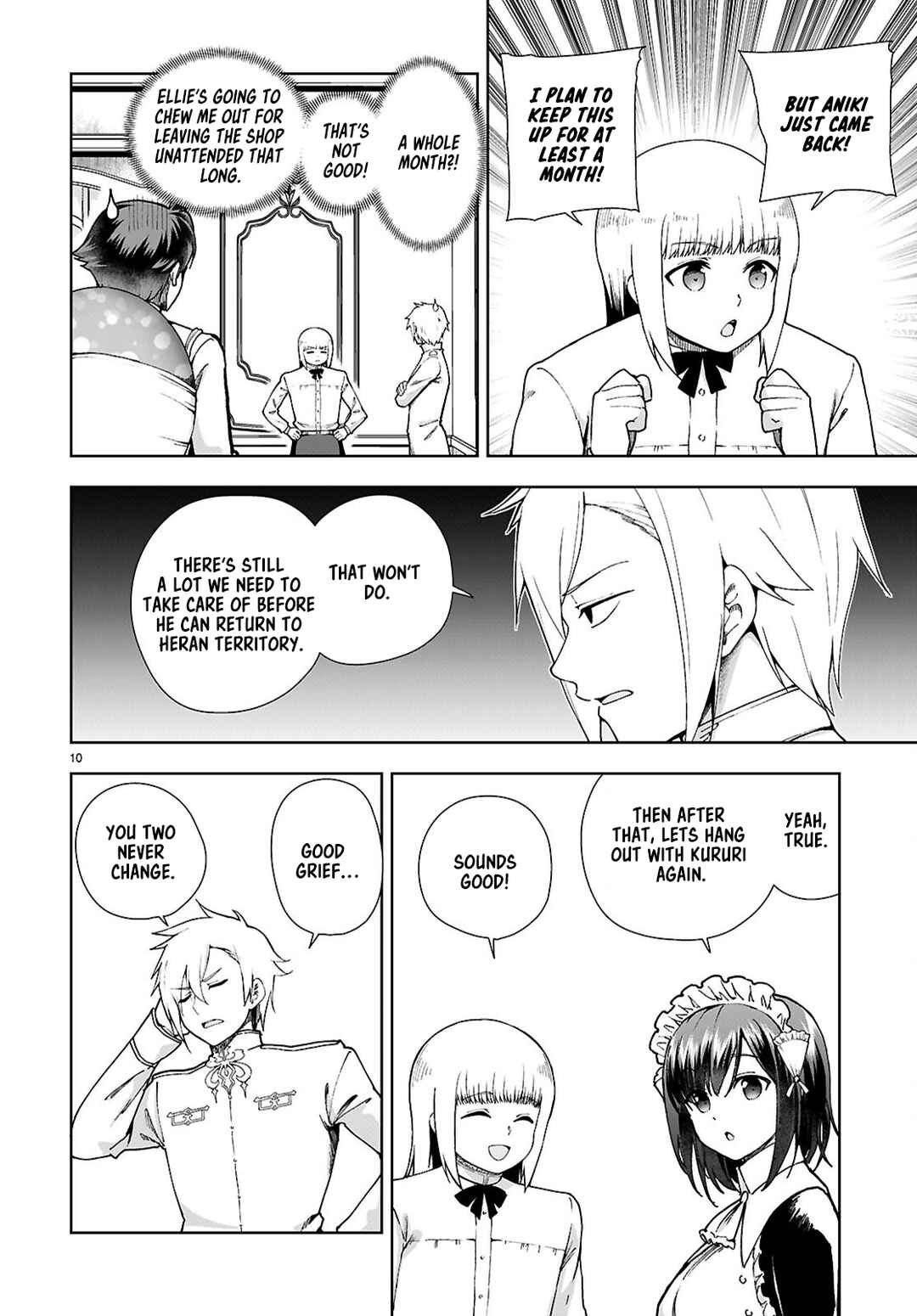 Page 10 Chapter 93 Botsuraku Yotei Nanode, Kajishokunin wo Mezasu