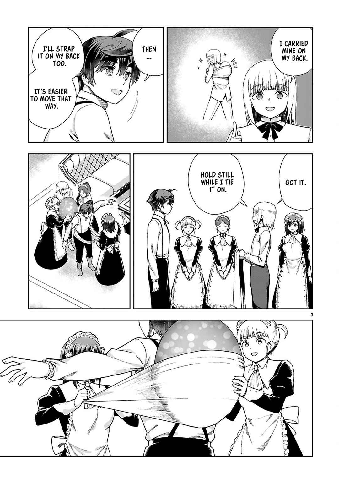 Page 3 Chapter 93 Botsuraku Yotei Nanode, Kajishokunin wo Mezasu