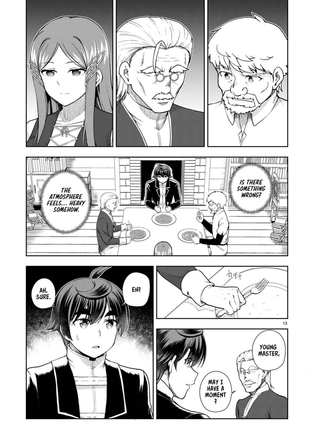 Page 13 Chapter 73 Botsuraku Yotei Nanode, Kajishokunin wo Mezasu