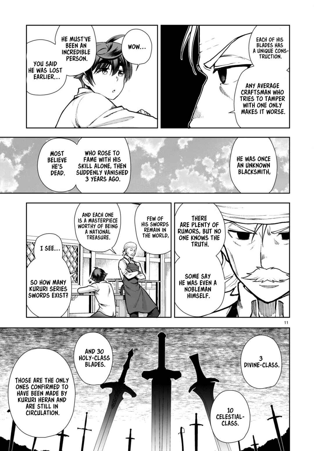 Page 11 Chapter 78 Botsuraku Yotei Nanode, Kajishokunin wo Mezasu