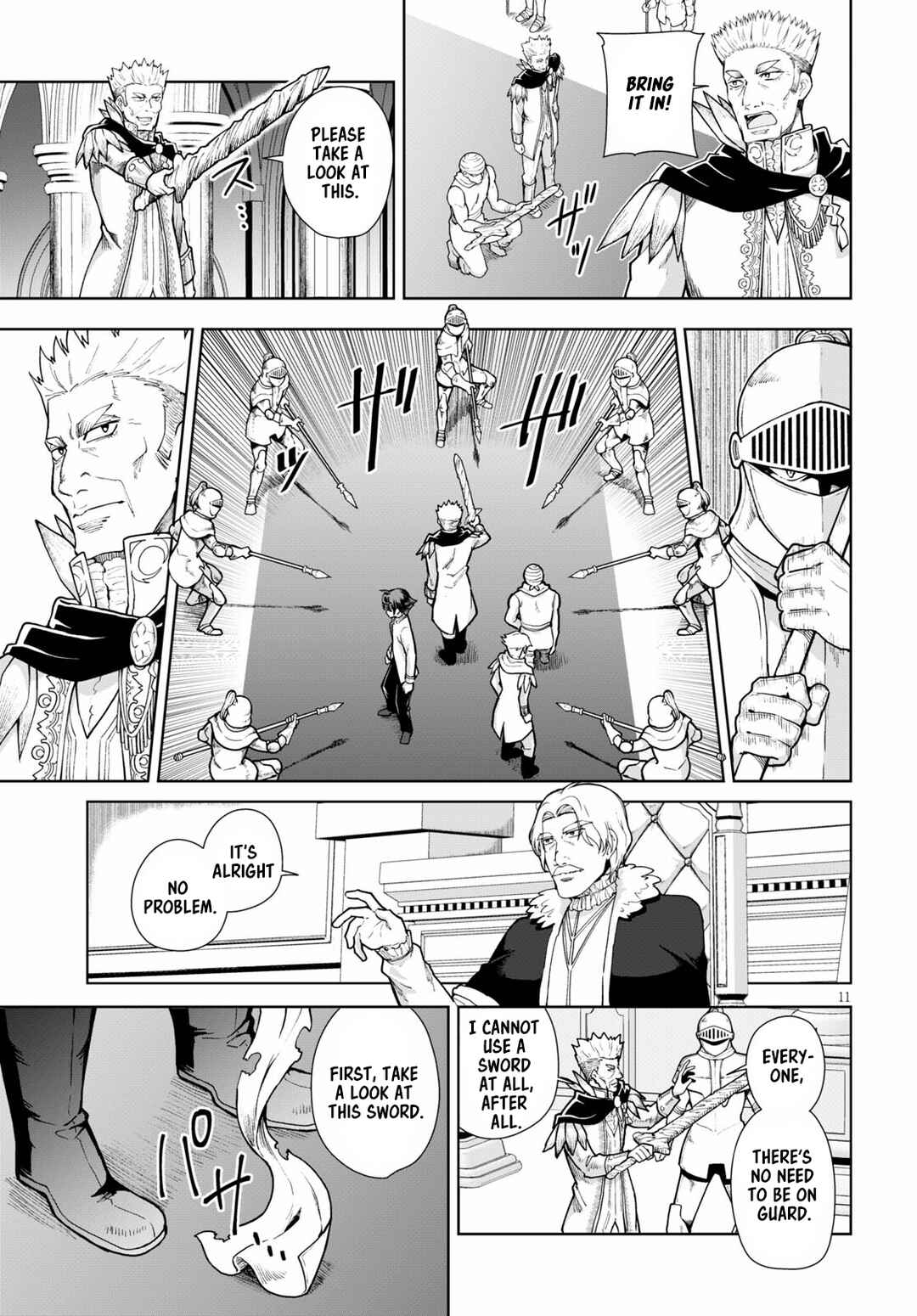 Page 11 Chapter 57 Botsuraku Yotei Nanode, Kajishokunin wo Mezasu