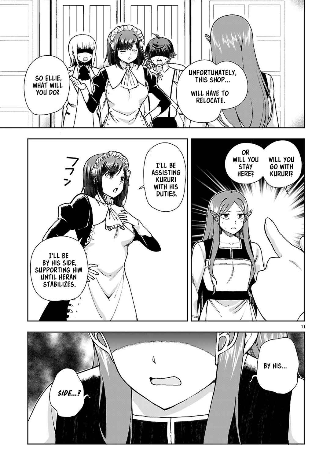 Page 11 Chapter 96 Botsuraku Yotei Nanode, Kajishokunin wo Mezasu