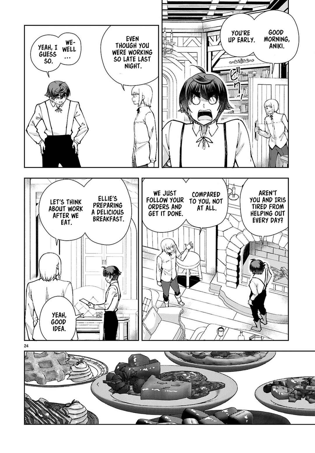 Page 24 Chapter 96 Botsuraku Yotei Nanode, Kajishokunin wo Mezasu