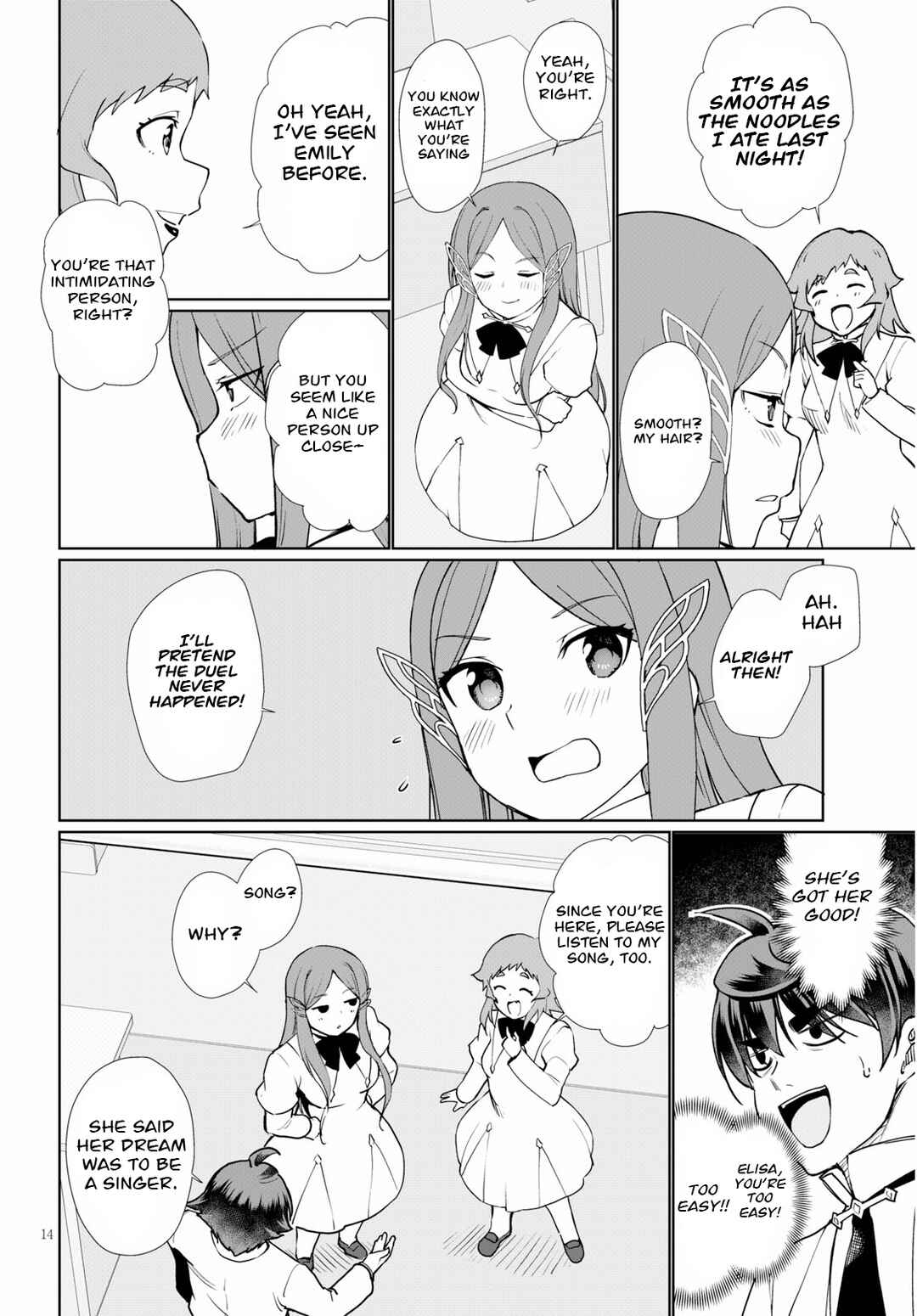 Page 14 Chapter 35 Botsuraku Yotei Nanode, Kajishokunin wo Mezasu