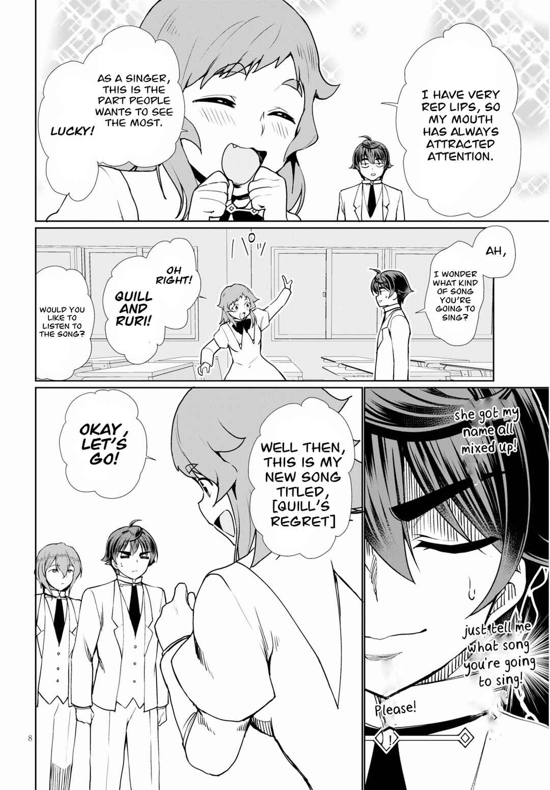 Page 8 Chapter 35 Botsuraku Yotei Nanode, Kajishokunin wo Mezasu