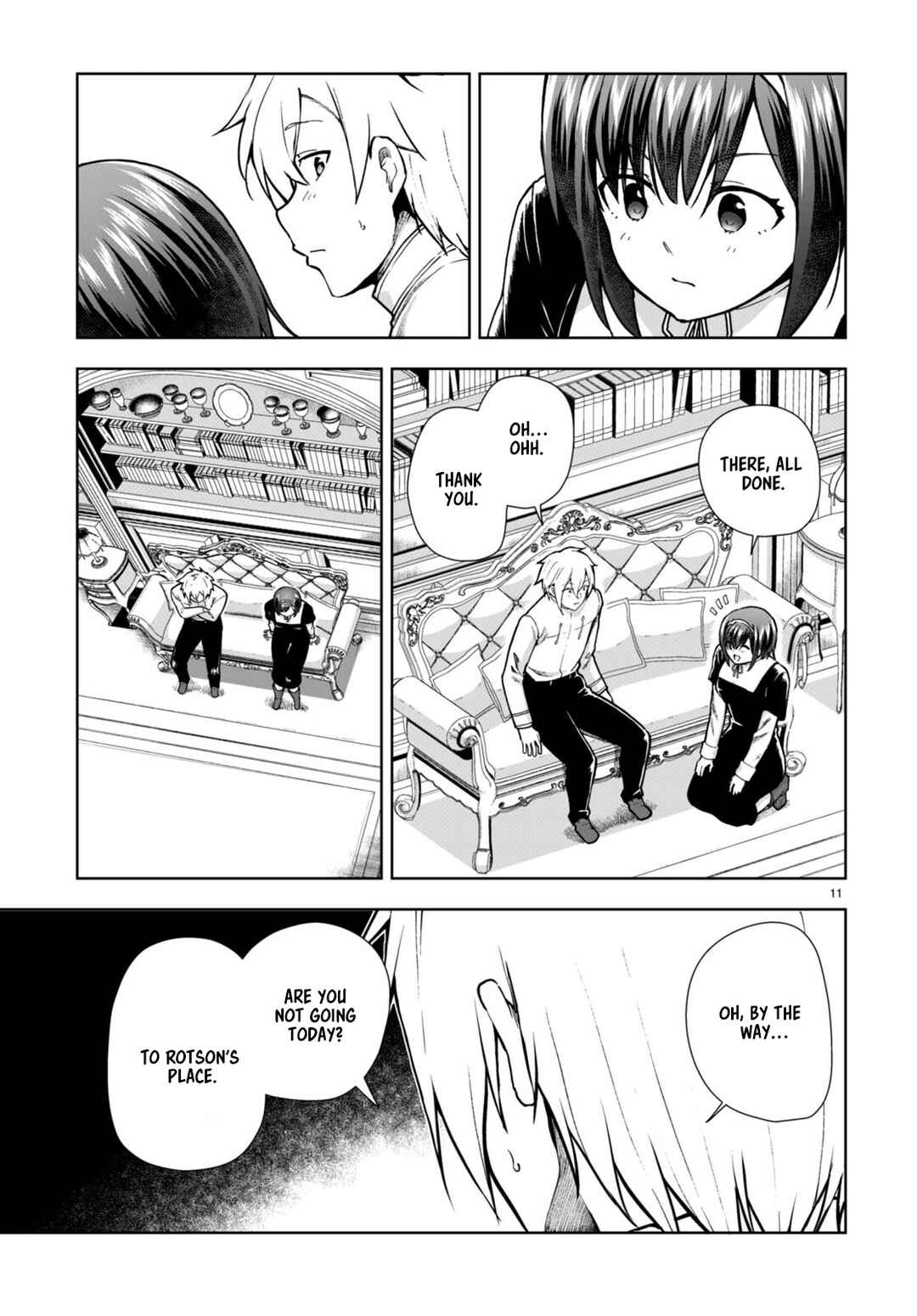 Page 13 Chapter 77 Botsuraku Yotei Nanode, Kajishokunin wo Mezasu