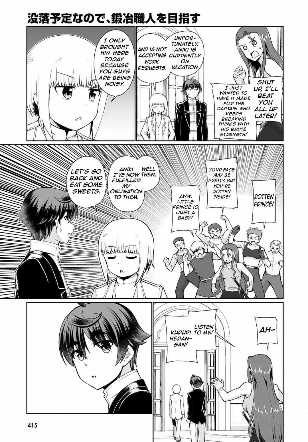 Page 10 Chapter 53 Botsuraku Yotei Nanode, Kajishokunin wo Mezasu