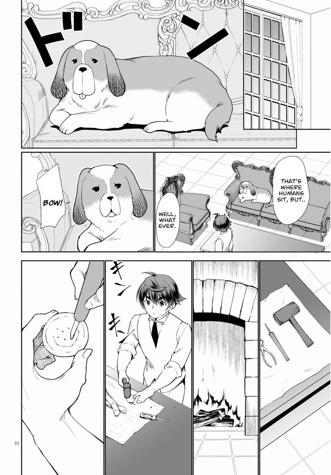 Page 10 Chapter 37 Botsuraku Yotei Nanode, Kajishokunin wo Mezasu