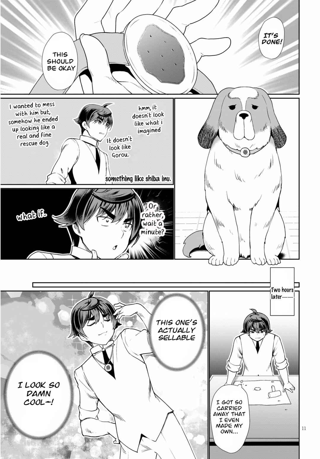 Page 11 Chapter 37 Botsuraku Yotei Nanode, Kajishokunin wo Mezasu