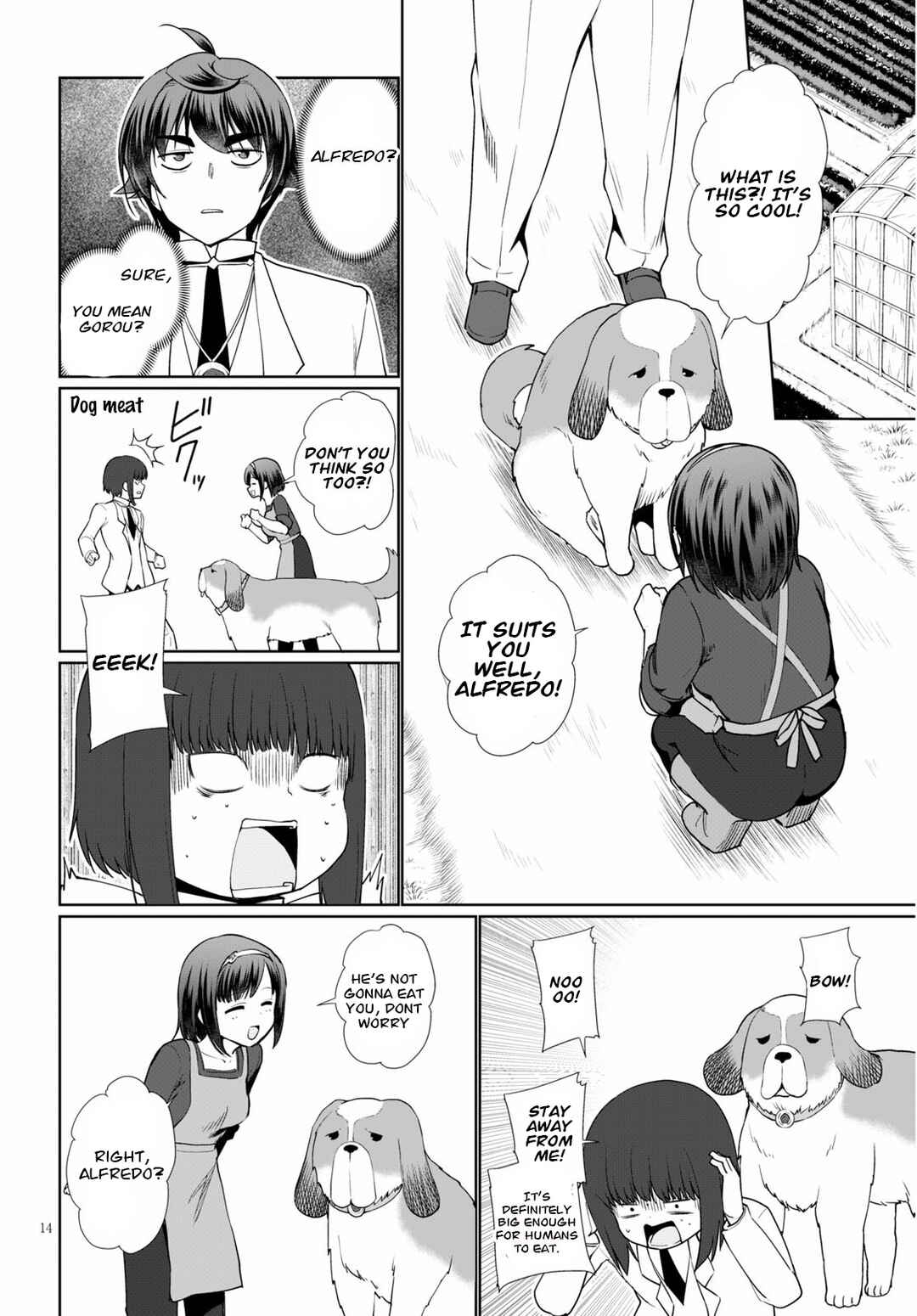 Page 14 Chapter 37 Botsuraku Yotei Nanode, Kajishokunin wo Mezasu