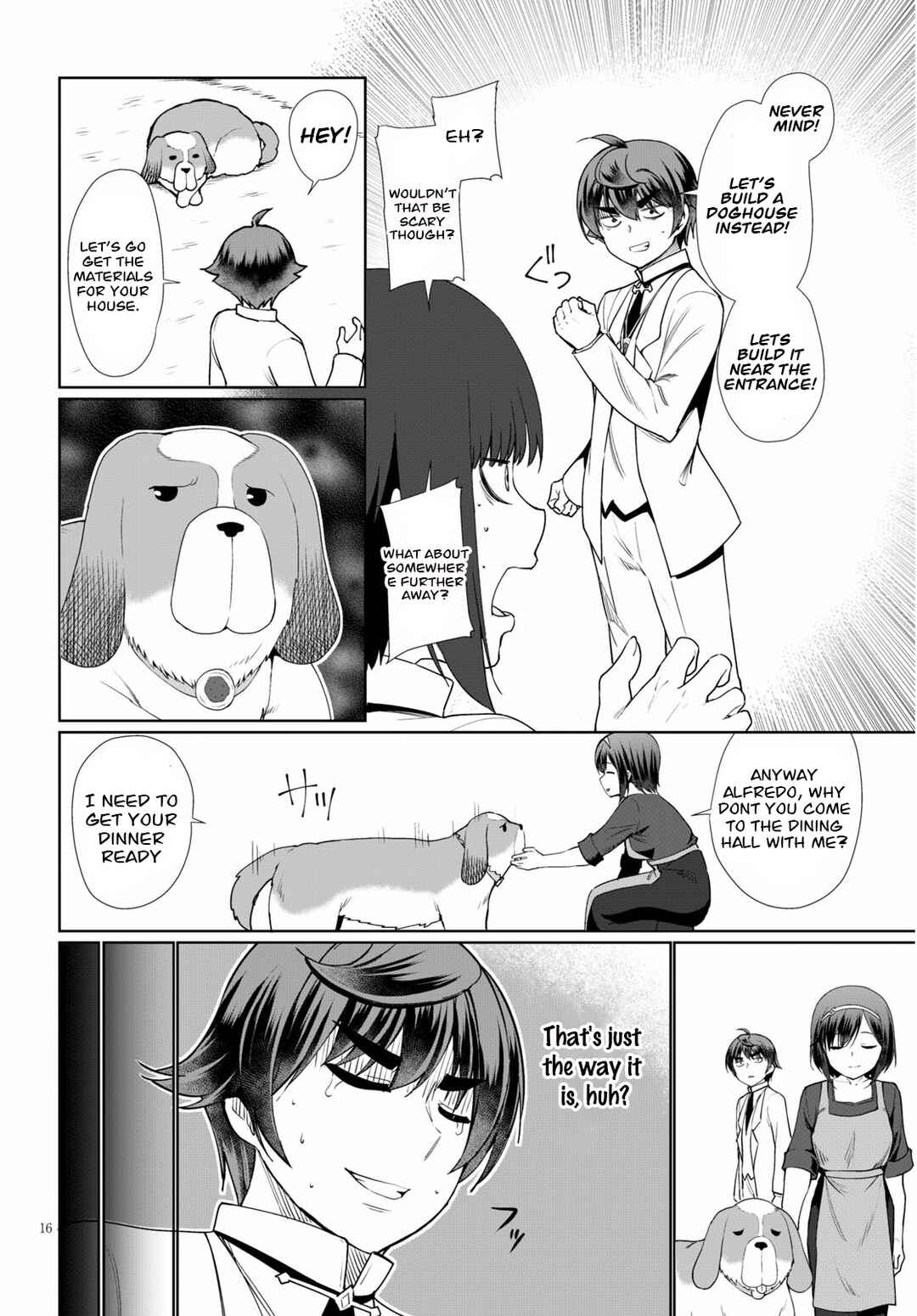 Page 16 Chapter 37 Botsuraku Yotei Nanode, Kajishokunin wo Mezasu
