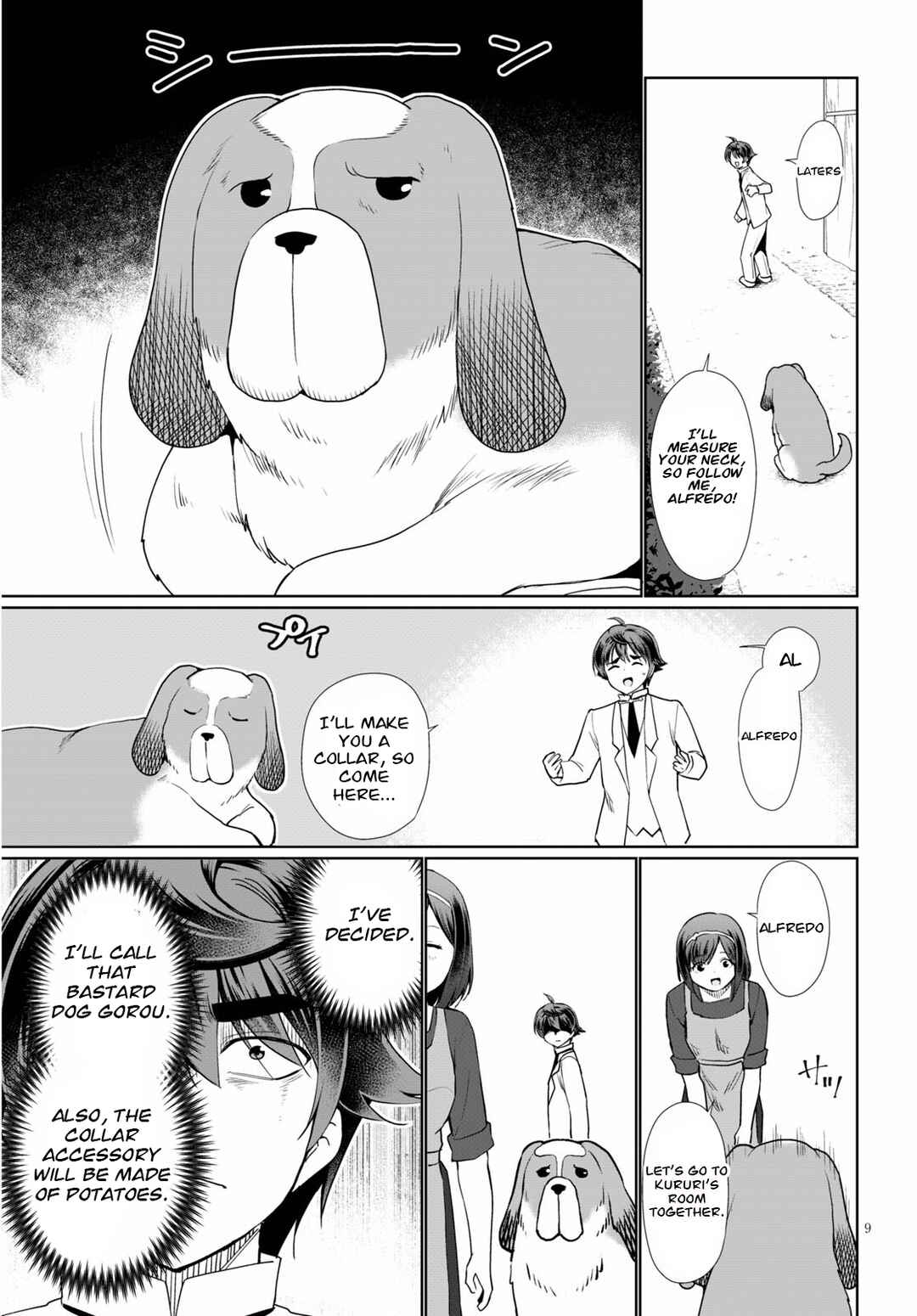 Page 9 Chapter 37 Botsuraku Yotei Nanode, Kajishokunin wo Mezasu