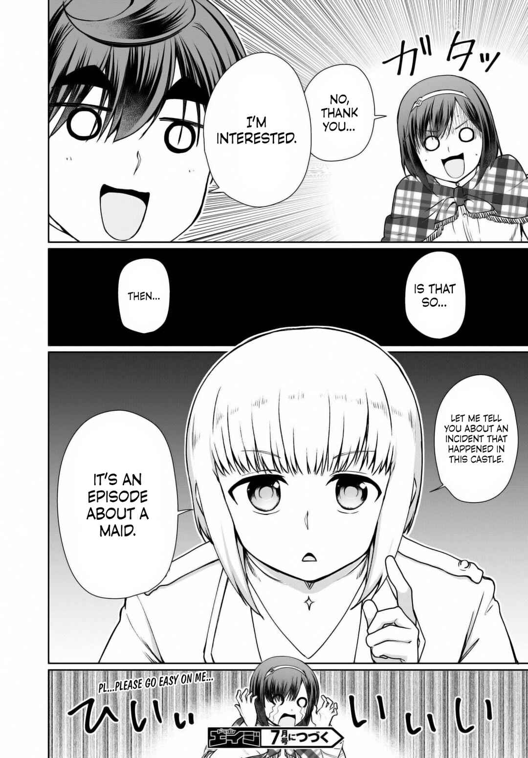Page 34 Chapter 50 Botsuraku Yotei Nanode, Kajishokunin wo Mezasu