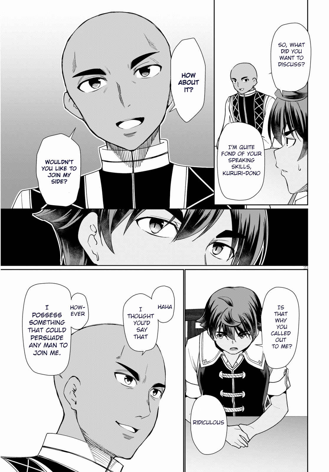 Page 23 Chapter 29 Botsuraku Yotei Nanode, Kajishokunin wo Mezasu