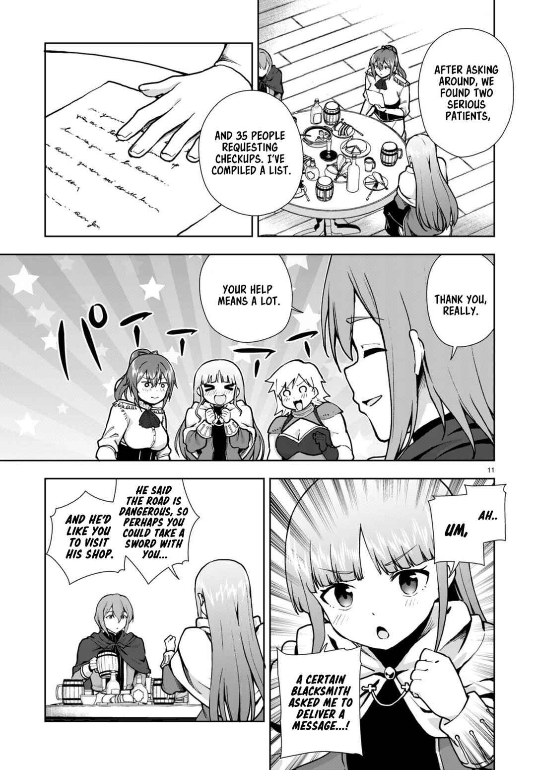 Page 11 Chapter 82 Botsuraku Yotei Nanode, Kajishokunin wo Mezasu