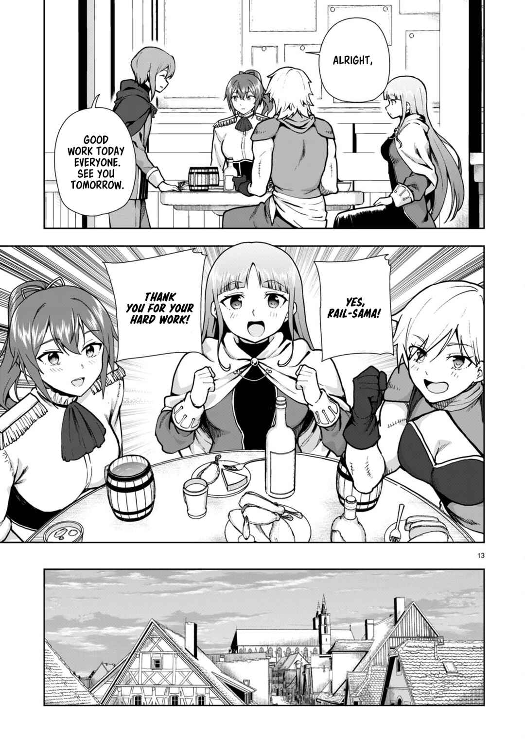 Page 13 Chapter 82 Botsuraku Yotei Nanode, Kajishokunin wo Mezasu
