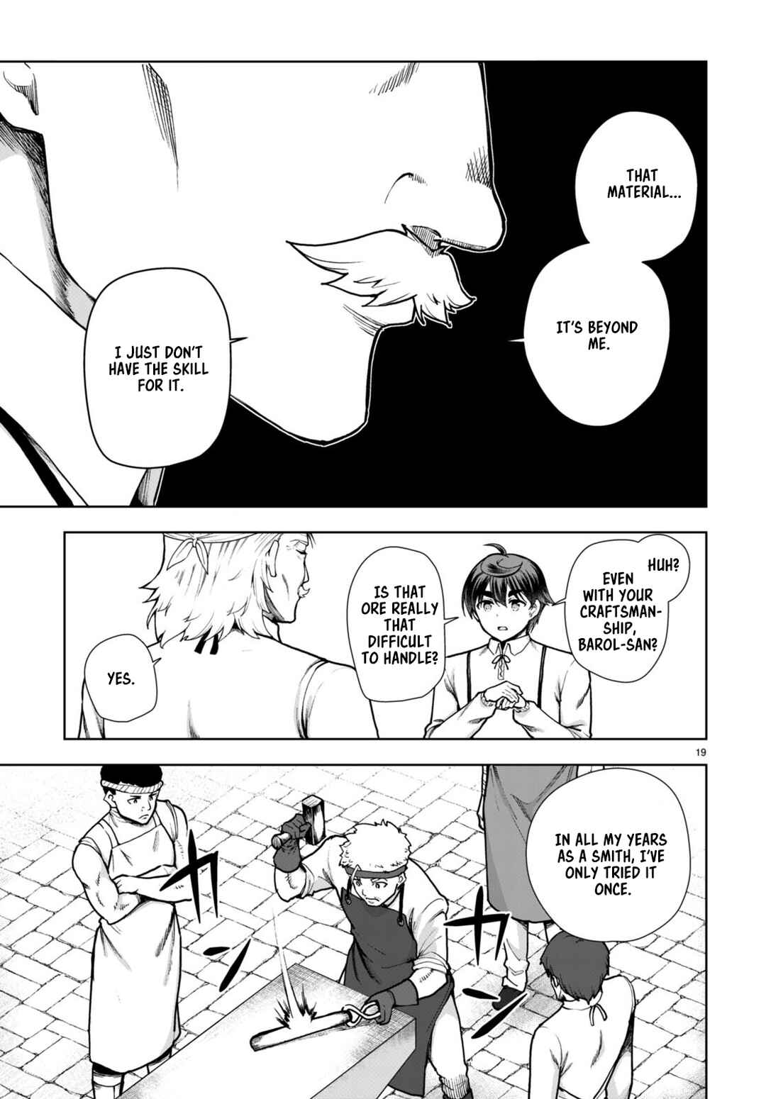 Page 19 Chapter 82 Botsuraku Yotei Nanode, Kajishokunin wo Mezasu