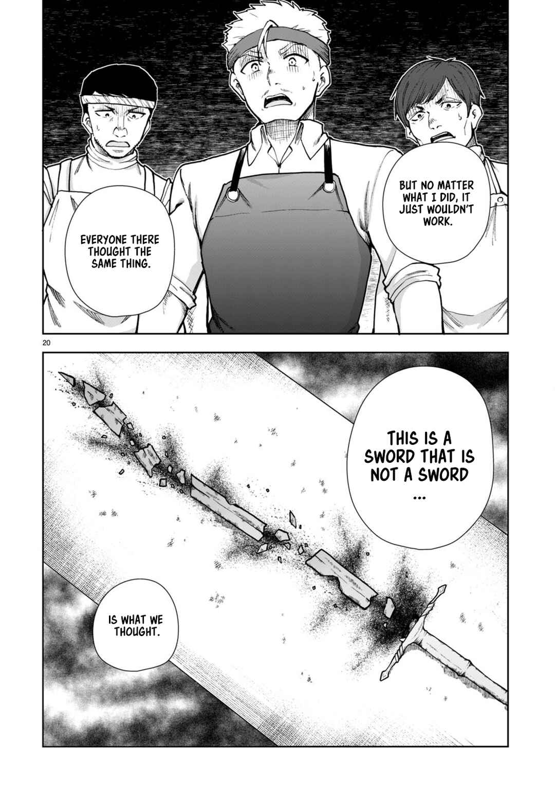 Page 20 Chapter 82 Botsuraku Yotei Nanode, Kajishokunin wo Mezasu
