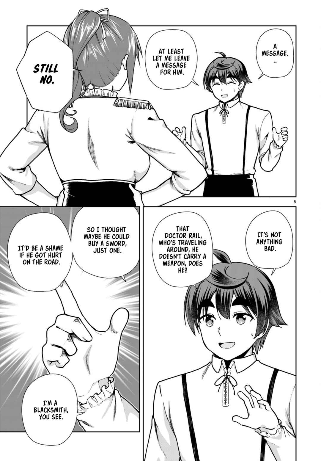 Page 5 Chapter 82 Botsuraku Yotei Nanode, Kajishokunin wo Mezasu