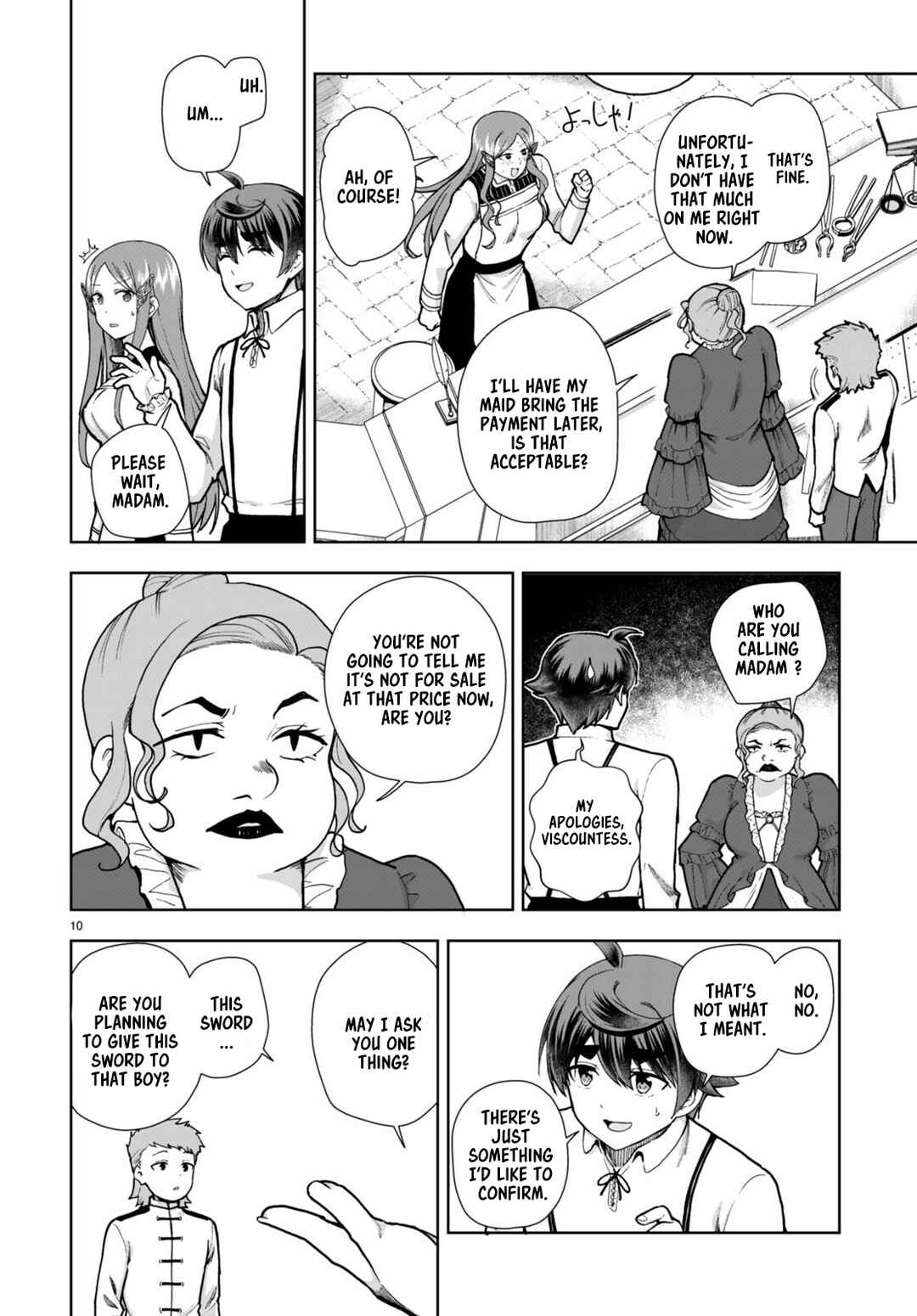 Page 10 Chapter 81 Botsuraku Yotei Nanode, Kajishokunin wo Mezasu