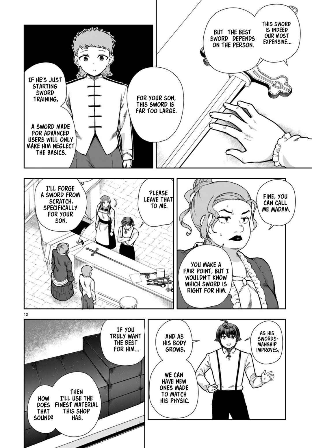 Page 12 Chapter 81 Botsuraku Yotei Nanode, Kajishokunin wo Mezasu