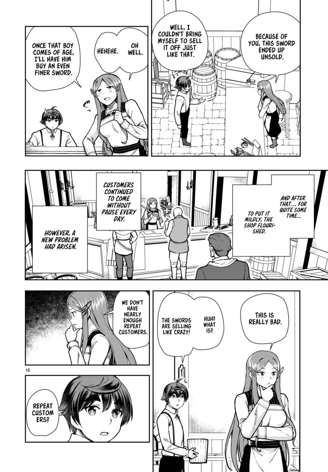 Page 16 Chapter 81 Botsuraku Yotei Nanode, Kajishokunin wo Mezasu