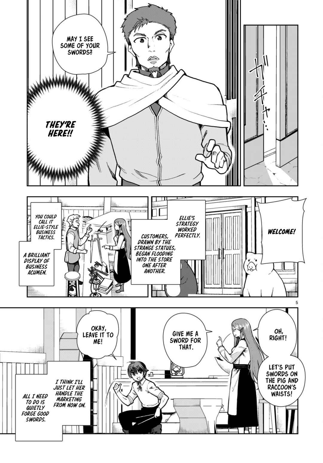 Page 5 Chapter 81 Botsuraku Yotei Nanode, Kajishokunin wo Mezasu