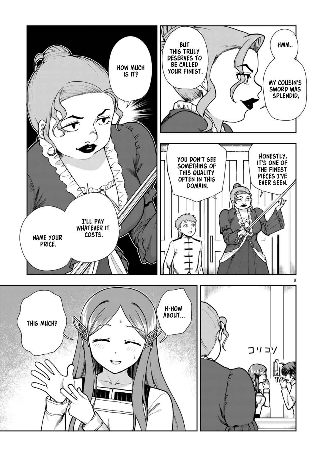 Page 9 Chapter 81 Botsuraku Yotei Nanode, Kajishokunin wo Mezasu