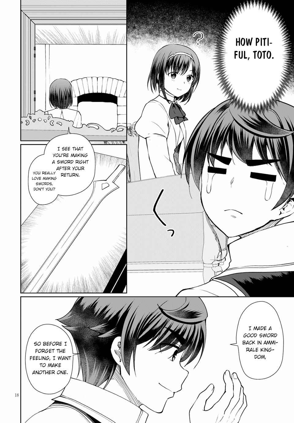 Page 19 Chapter 34 Botsuraku Yotei Nanode, Kajishokunin wo Mezasu