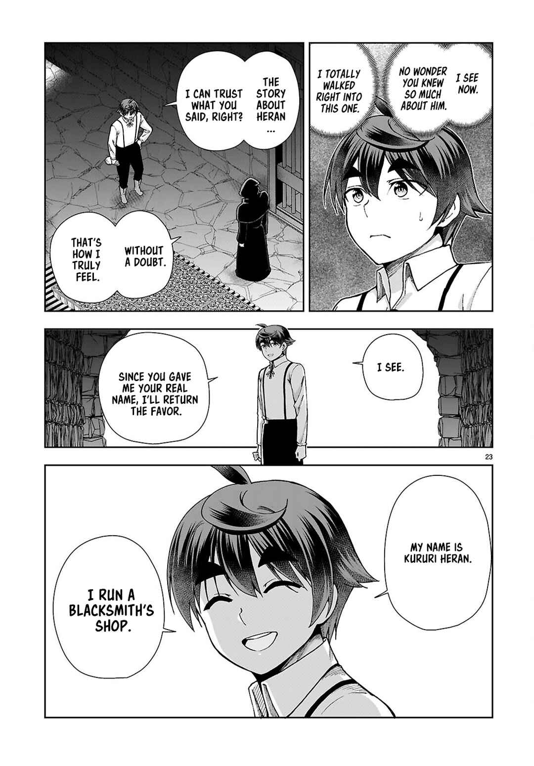 Page 23 Chapter 88 Botsuraku Yotei Nanode, Kajishokunin wo Mezasu