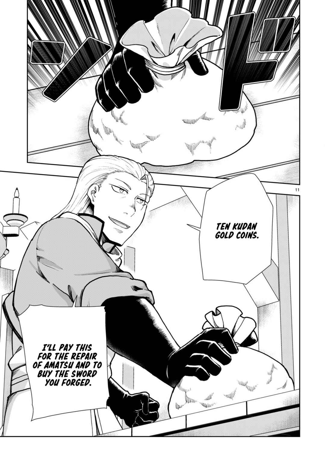 Page 11 Chapter 80 Botsuraku Yotei Nanode, Kajishokunin wo Mezasu