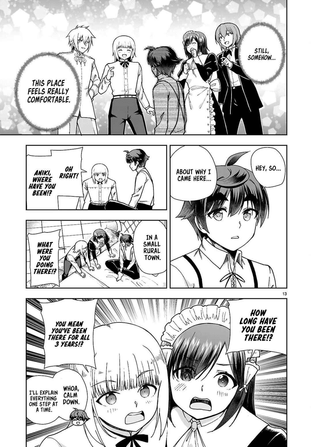 Page 13 Chapter 92 Botsuraku Yotei Nanode, Kajishokunin wo Mezasu