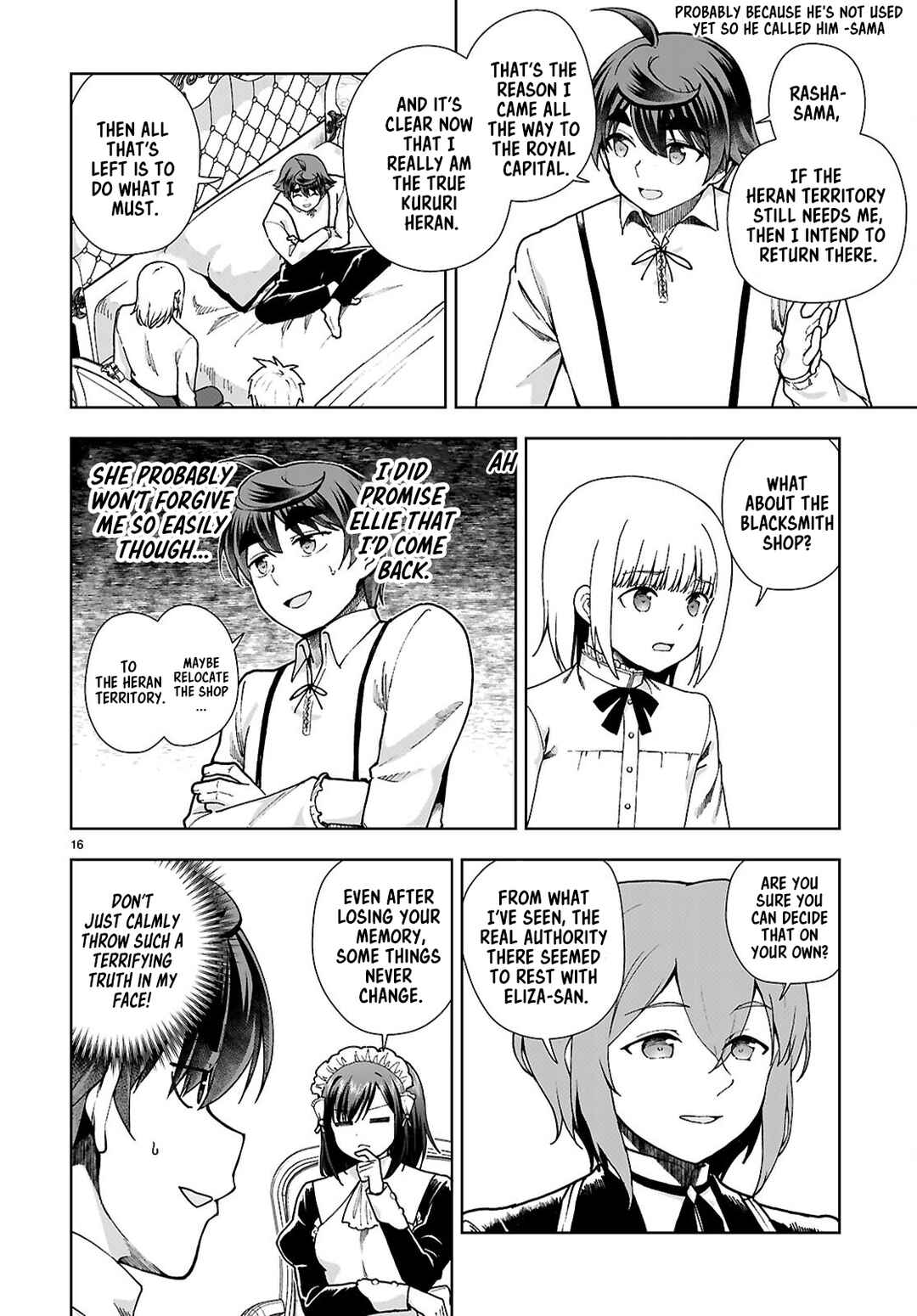 Page 16 Chapter 92 Botsuraku Yotei Nanode, Kajishokunin wo Mezasu