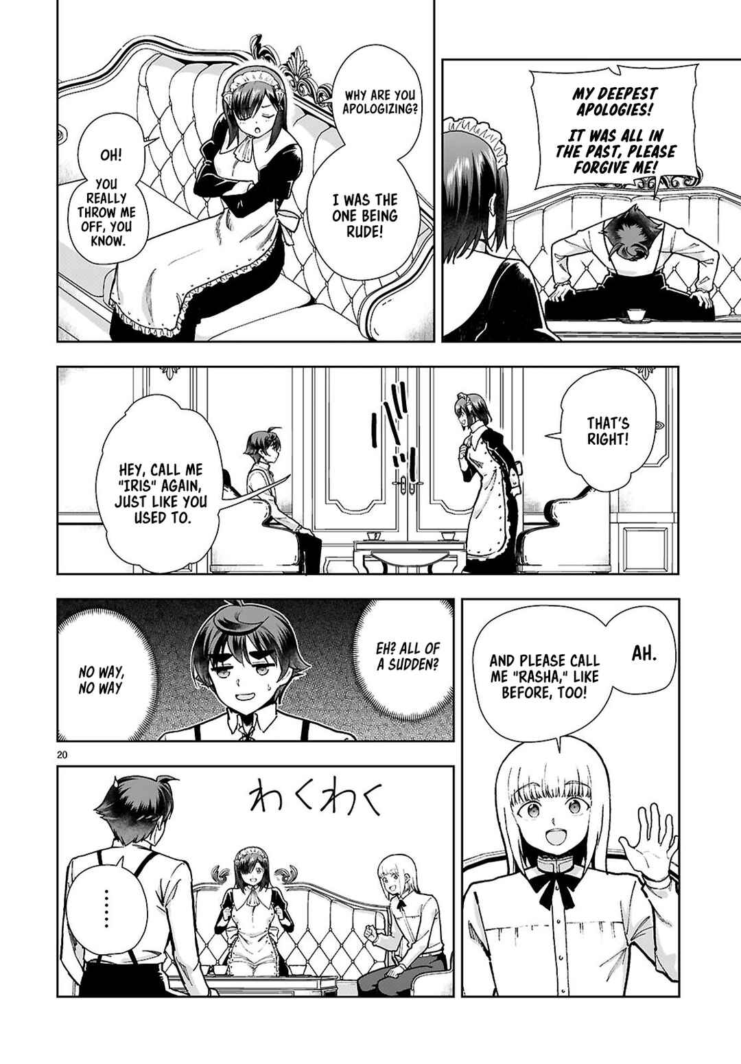 Page 20 Chapter 92 Botsuraku Yotei Nanode, Kajishokunin wo Mezasu
