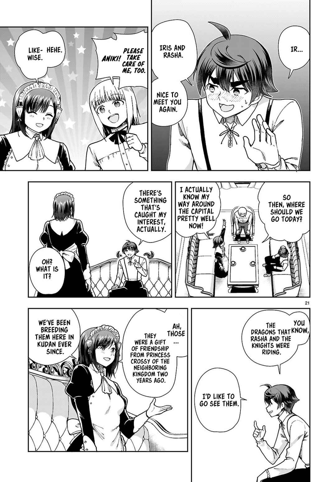 Page 21 Chapter 92 Botsuraku Yotei Nanode, Kajishokunin wo Mezasu